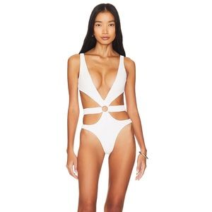 Oceanus Carlotta Swimsuit in White